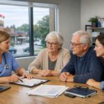 Illustration representing home care planning for 2026